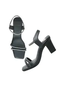 SilverArrow womens Twilight Drift Heeled Sandal | Block Heel |Fashion Sandals |Toe Strap | Design perfect for Casual/Outdoor/Party