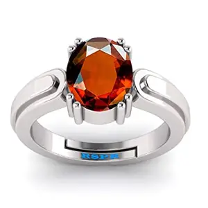 TODANI JEMS 7.25 Ratti Gomed/Hessonite Ring Natural Quality & Original Stone Panchdhatu Adjustable Ring for Men and Women