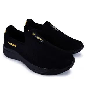 Lancer Mens WONDER-3PRO-BLK-MSTD Black Running Shoe, 8