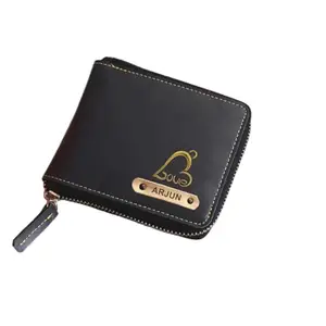 GIFTING GALLERY Personalized Unisex Wallet with Name & Charm