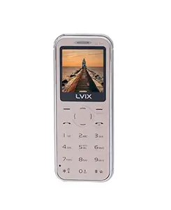 Lvix All-New L33 PRO Slim & Stylish Dual Sim |Keypad Mobile| with 1.44" Display | BT Dialer| Card Phone|Voice Changer|Auto Call Recording|Long Lasting Battery|FM|Digital Camera|Feature Phone| Gold price in India.