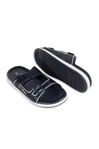 Louis Philippe Men's Navy Sandals
