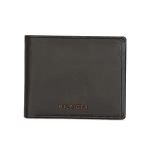 Tommy Hilfiger Leather Formal Men Two Fold Wallet (Brown, FRSZ)