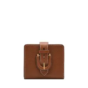Fossil Women Leather Harwell Brown Wallet Sl10029200
