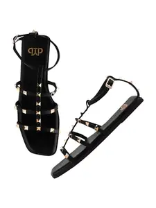 The White Pole Flat Slip On Slipper Slides Sandals Daily Use For Women And Girl