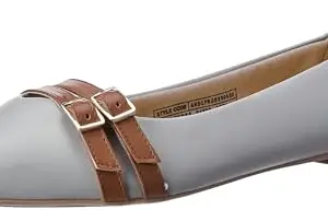 Allen Solly Women Buckle Detail Ballerinas Grey