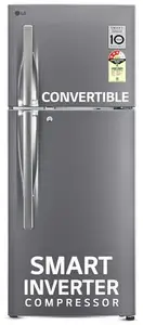 LG 240 L 3 Star Frost-Free Smart Inverter Double Door Refrigerator (GL-S292RDSX, Dazzle Steel, Convertible & Multi Air Flow Cooling)