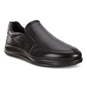 ECCO Men's Black Aquet Slip-Ons Formal Shoes - UK - 10
