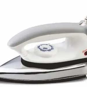 NAVDEVI CHAMPION Quick Heat Up 750W Dry Iron | Non Stick Soleplate coating | 5 Modes, Dry Iron Press, Wrinkle