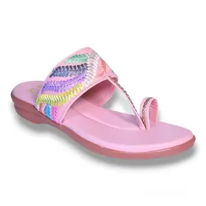 Zibia ETHNIC SANDAL (PINK, 5)