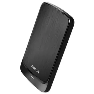 ADATA HV320 1TB 3.5 inch SATA III Slim External Hard Drive/HDD - Black, for Windows, Mac, Linux, Play Station 5 and Xbox Series X with Shock Sensor and AES 256 Encryption - AHV320-1TU31-CBK