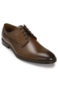 Louis Philippe Men Brown Derby Shoes