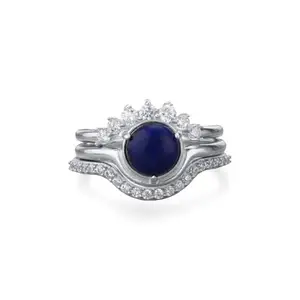Mia by Tanishq Romani Twilight Glam 925 Kt Silver Ring