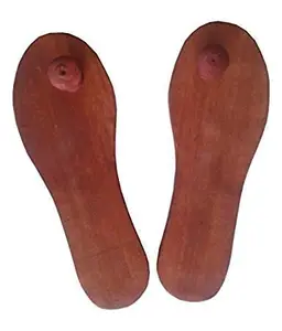 Generic Essential Product Wooden Simple Design khadau Slipper Chappal for Men and Women(Free Size)