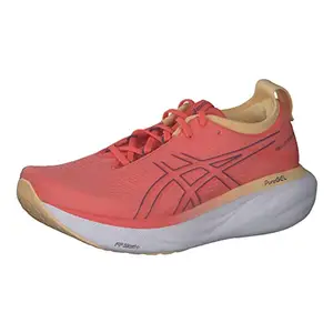 ASICS Gel-Nimbus 25 Orange Womens Running Shoes UK - 4
