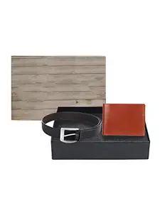 Swiss Design Wallet & Belt Gift Set for Men