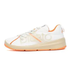 Plaeto Slam 2.0 Multiplay Sports Shoes for Women, White/Biege, 3UK