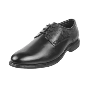 Mochi Men Leather Lace-up Formal Shoes UK/7 EU/41 (19-12) Black