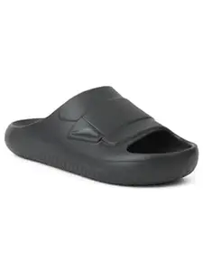 Liberty A-HA DREAMWALKM Casual Slider For Men - Black, Grey, Dark Grey & Khaki | Slip-on/Flip Flops - Durable and Lightweight | Comfortable and Soft Outsole for Everyday Wear - Stylish Footwear