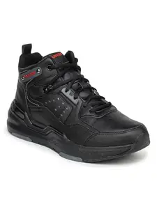 ABROS Mens Casual Shoes ALSG8020-BLACK/RED-6