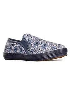 Bata Women Casual Slipon Loafer Printed Fitness - 3 UK Blue