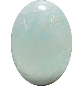 Aldomin Natural Energized Amazonite Healing Crystal Cabochon For Pendant & Bracelets