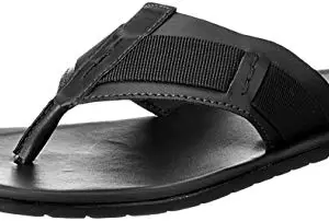 Amazon Brand - Symbol Men's Eddie Black Slide Sandal_8 UK (AZ-KY-440A)