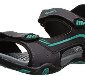 Aqualite Men MGS-609 Sandal, D.Grey/S.Blue, 9 UK/India