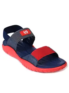 AJANTA Mens Blue Sports Sandal FT0349