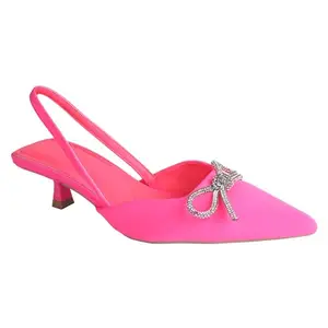 SPICE SOLES Fashionable & Comfortable Women's Slip-on Casual Mules Shoes & Sandals Pink