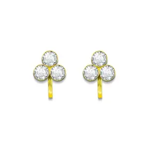Comet Busters Beautiful Non Piercing Clip-on Earrings For Women And Girls (NNSO026)