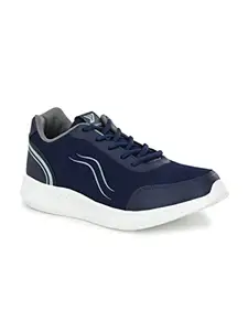 FUSEFIT Men Pegasus FF Navy/Grey,Running Shoes,8 UK