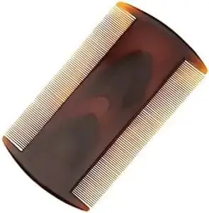 Double-Sided Hair Lice Comb, Fine Tooth Nit Removal Tool, Multicolour pack of 10 pcs