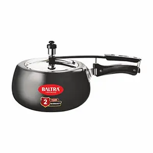 Baltra Orion Hard Anodised Aluminium Pressure Cooker 3 Ltr(ISI Certified, 2 year warranty)