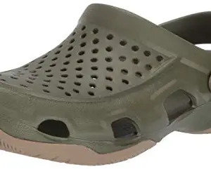 crocs Men Army Green/Khaki Swiftwater Clogs 203981-354-M10