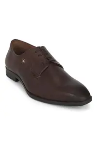Louis Philippe Men Brown Formal Shoes Euro- 45