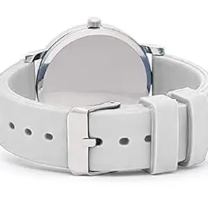SBWC White Rubber Silicon Watch strap 16mm White Rubber Watch Strap For Men And Women With Steel Buckle