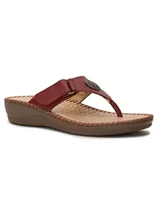 Scholl Women's HAZEL THONG (6745014_RED_6 UK)