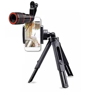 Exxelo Exxelo Combo Pack of 2 Items - 12xTelescope, Portable Tabletop Foldable Tripod Stand (1 Year Warranty)
