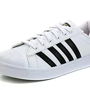 Sparx Men SM-323 White Black Casual Shoes (SD0323G#WHBK#0007)
