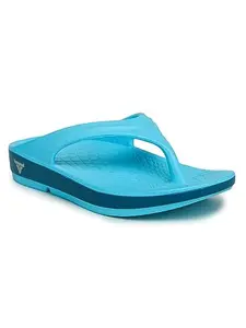 ABROS Women's AZVL0302 AKZO Slipper -Majestic Blue/Teal -6UK