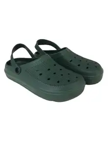 TRENZ by Shiv Naresh | Men's Slippers | Walking Clogs | Olive |Cork