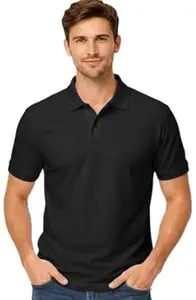 Volex Men’s Half Sleeve Polo T-Shirt | Half Sleeves Polo Neck T Shirt for Men | Half Sleeve Polo Tshirt | Regular Fit Solid Casual Wear Office Wear T-Shirt-Pack of 1