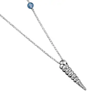 FOURSEVEN® 925 Sterling Silver Necklace | Oceanic Blue Spiral Shell Necklace for Women and Girls