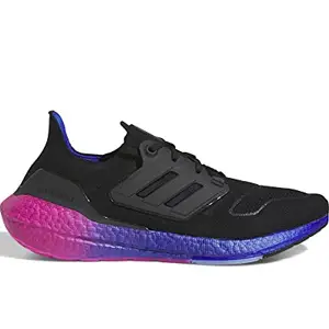 adidas Mens Ultraboost 22 CBLACK/CBLACK/LUCBLU Running Shoe - 6 UK (HQ8593)