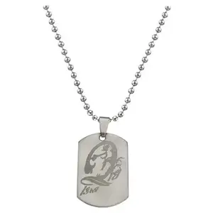 Shiv Jagdamba Religious Lord Radhe Shyam Silver Stainless Steel Pendant Necklace Chain For Men And Women