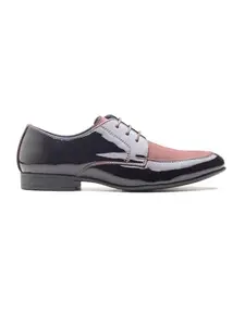 Michael Angelo Trendy Formal Derby Shoes for Men Cherry