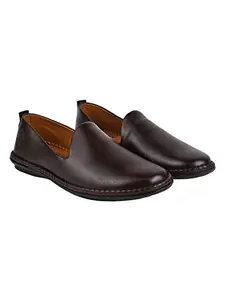 Stylestry Comfortable Brown Loafers for Men /UK9