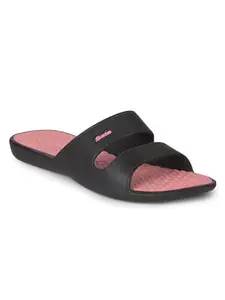 Bata Women's Slip-on Slide - BLACK (7 UK) (5726483)