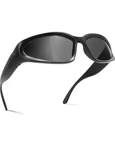 Visit the Roshfort Store Roshfort Sports Non Polorized Sunglasses UV Protection Sunglass for Men & Women Cycling Running Driving Fishing Multi Shade Glasses ITALIC (Size -Medium)